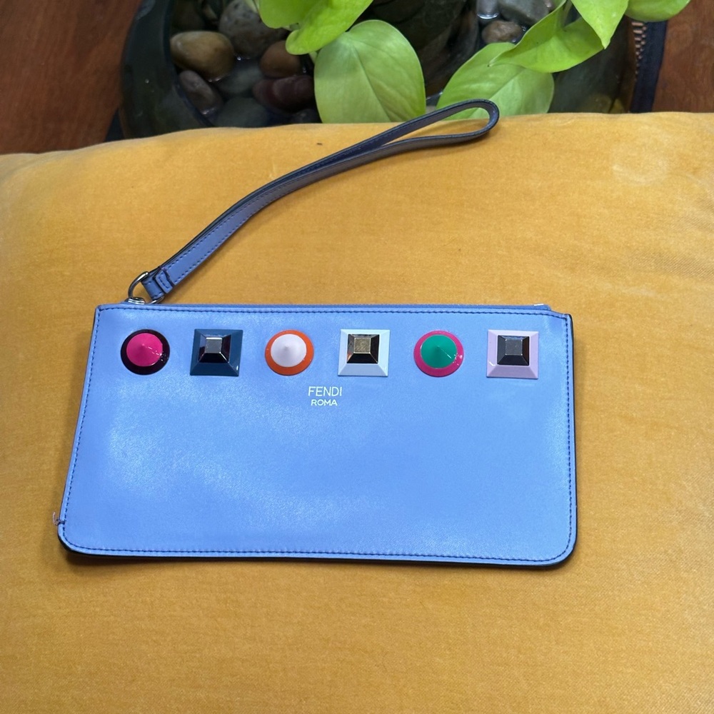 Authentic Fendi Studded Pouch - Picture 6 of 7